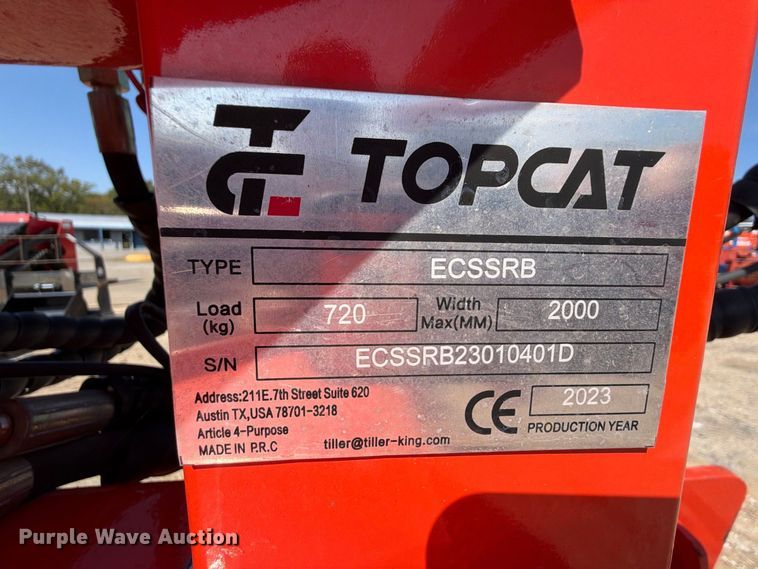 image for item FK5226 2023 Topcat ECSSRB skid steer tree shear