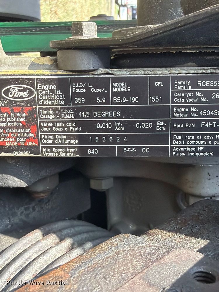 image for item FK5257 1994 Cummins B5.9-190 engine