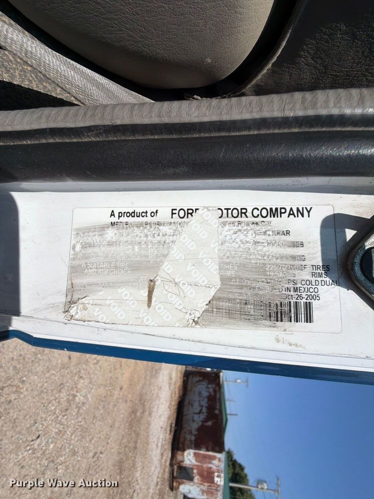image for item FK5265 2006 Ford Low Cab Forward flatbed truck
