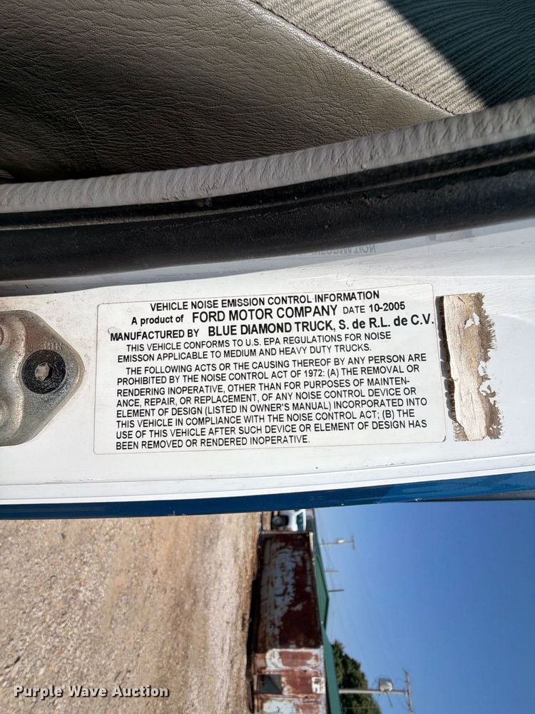 image for item FK5265 2006 Ford Low Cab Forward flatbed truck