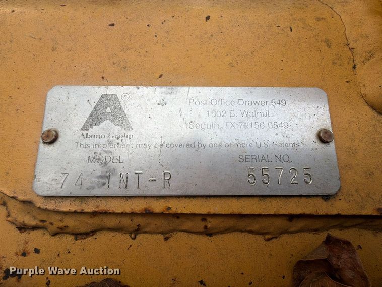 image for item FK5270 Alamo Group 74-INT-R side boom rotary mower