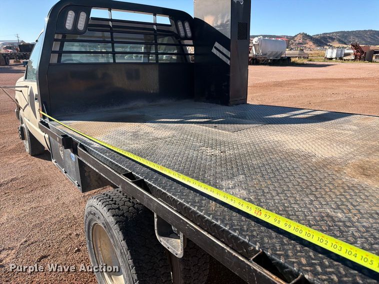image for item FM7680 1991 GMC 3500 flatbed pickup truck