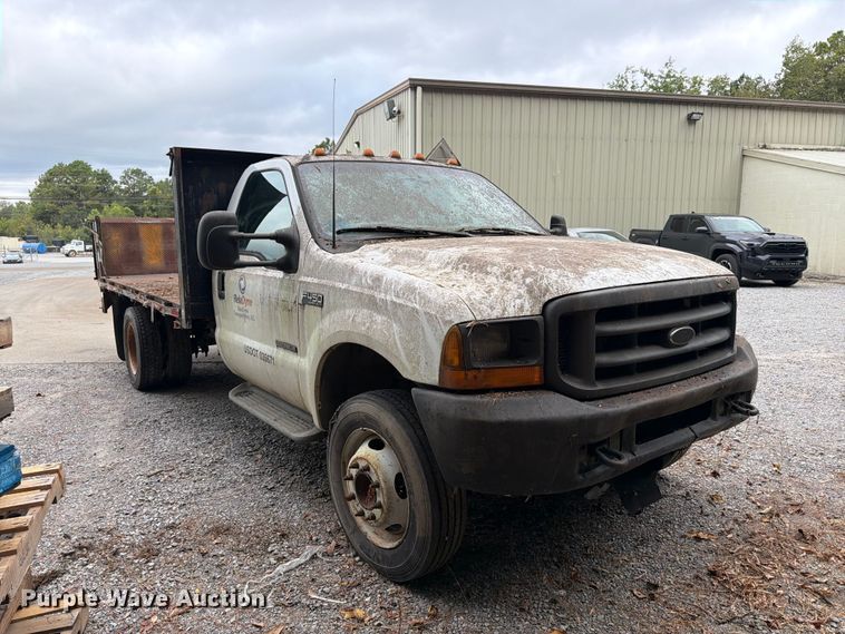image for item FN2038 2001 Ford F450 Super Duty flatbed truck