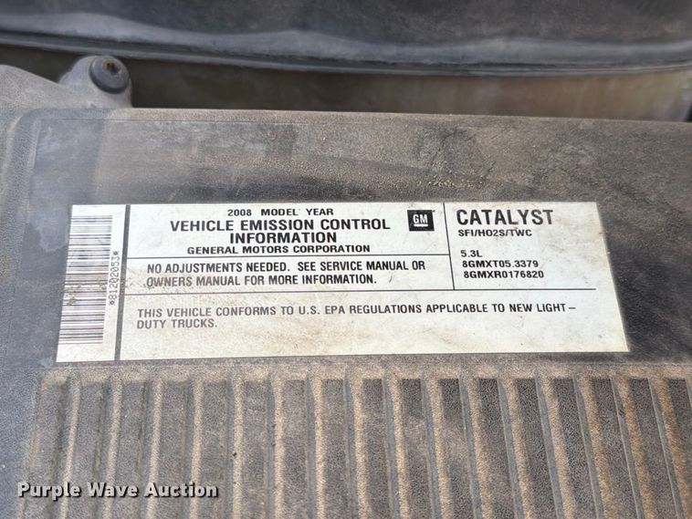 image for item FN2052 2008 Chevrolet Silverado 1500 Ext. Cab pickup truck