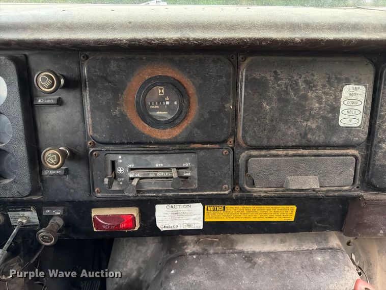image for item FP3099 1985 International 1954 Crew Cab dump truck