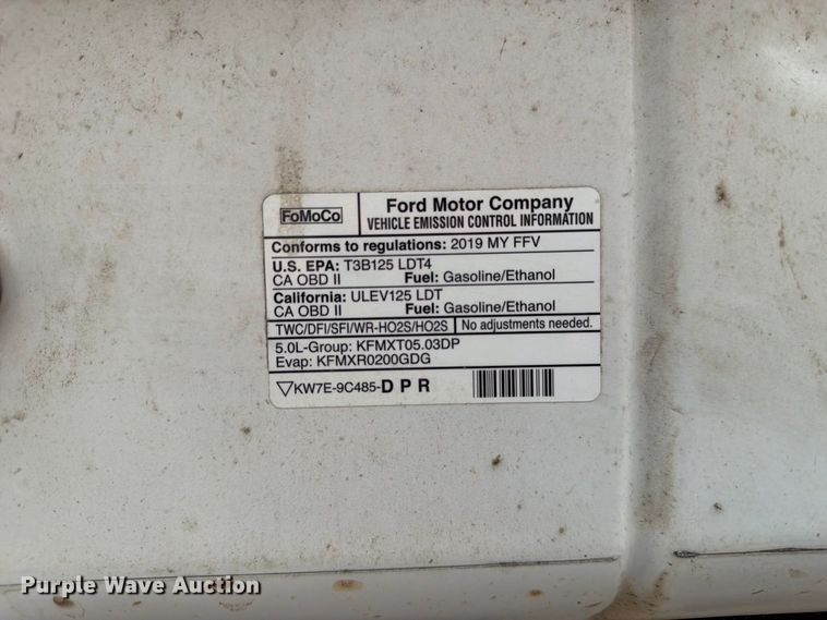 image for item FP3120 2019 Ford F150 Crew Cab pickup truck