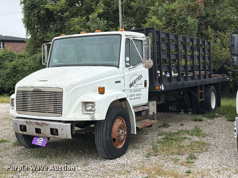 image for item FT6304 2000 Freightliner FL70 flatbed truck