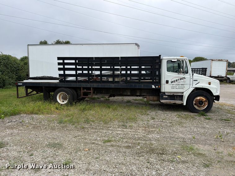 image for item FT6304 2000 Freightliner FL70 flatbed truck