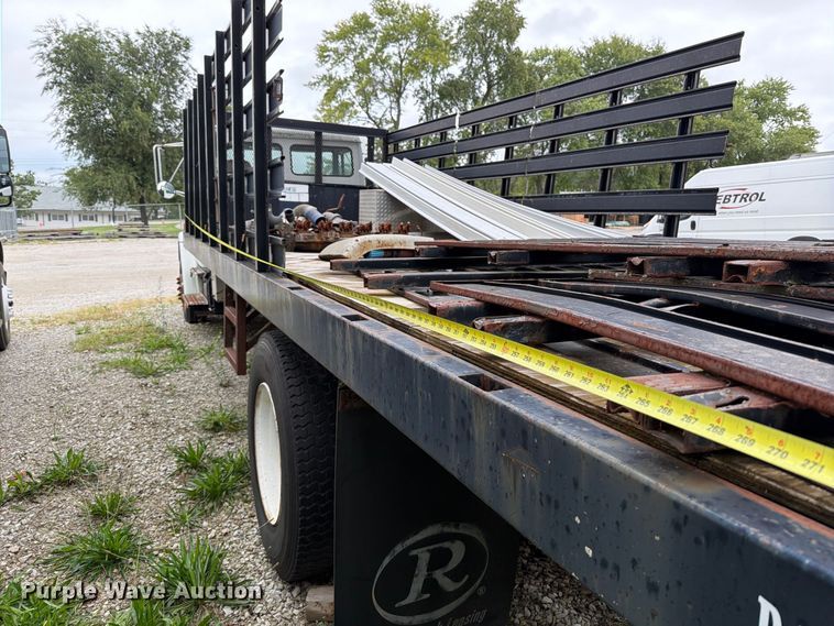 image for item FT6304 2000 Freightliner FL70 flatbed truck