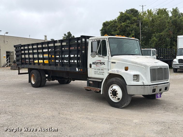 image for item FT6305 2000 Freightliner FL70 flatbed truck