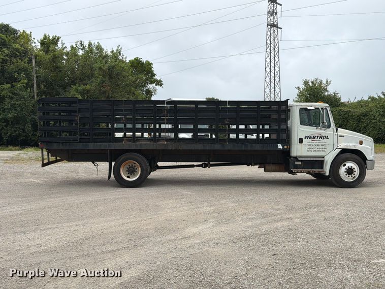 image for item FT6305 2000 Freightliner FL70 flatbed truck