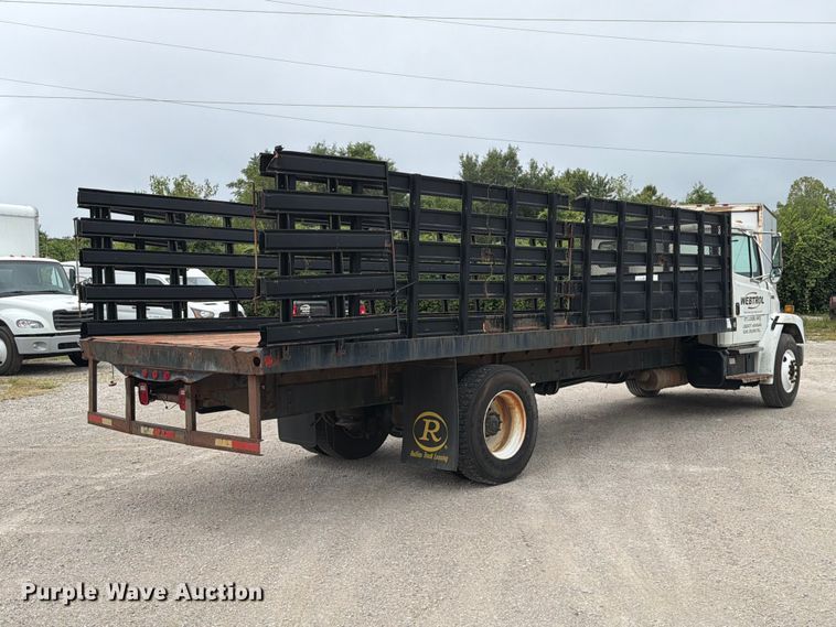 image for item FT6305 2000 Freightliner FL70 flatbed truck
