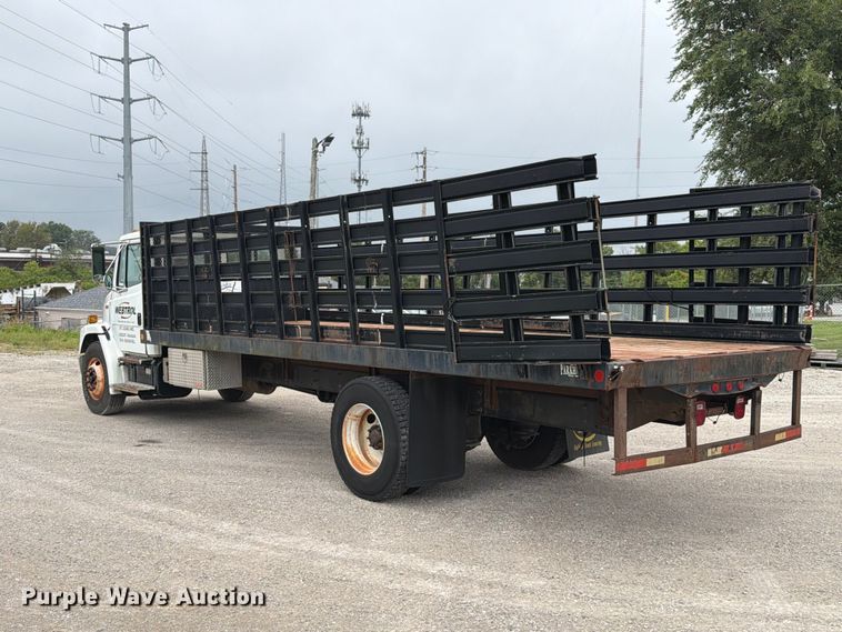 image for item FT6305 2000 Freightliner FL70 flatbed truck