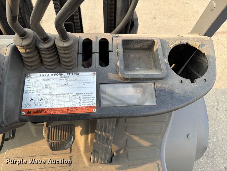 image for item FT6346 Toyota 8FGU25 forklift