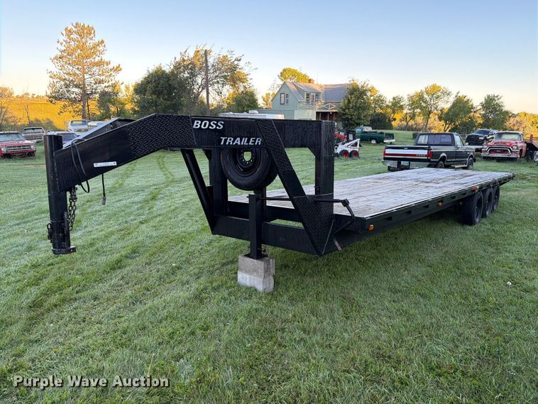 image for item FT6734 1989 Trail Boss Trailer flatbed trailer