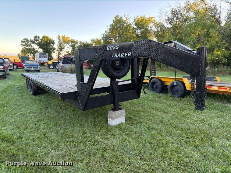 image for item FT6734 1989 Trail Boss Trailer flatbed trailer