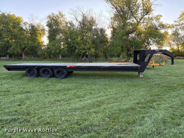 image for item FT6734 1989 Trail Boss Trailer flatbed trailer