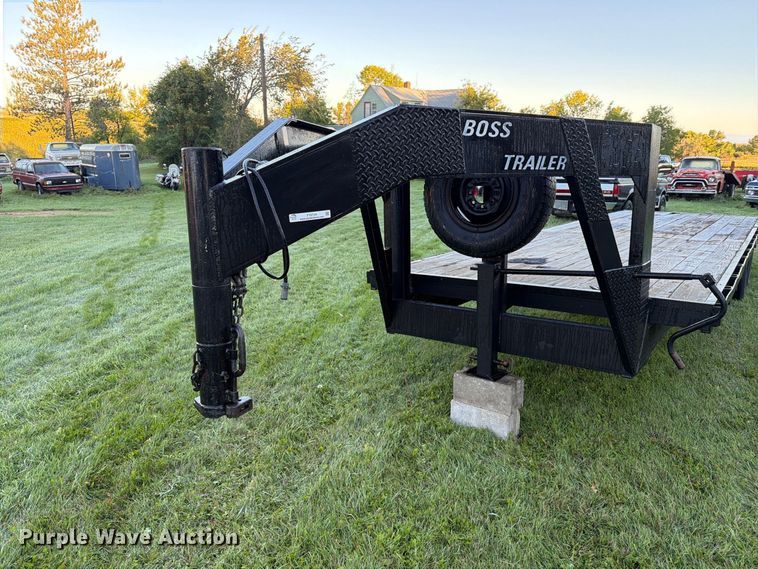 image for item FT6734 1989 Trail Boss Trailer flatbed trailer
