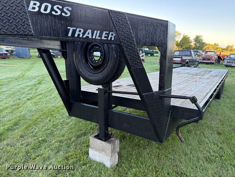 image for item FT6734 1989 Trail Boss Trailer flatbed trailer