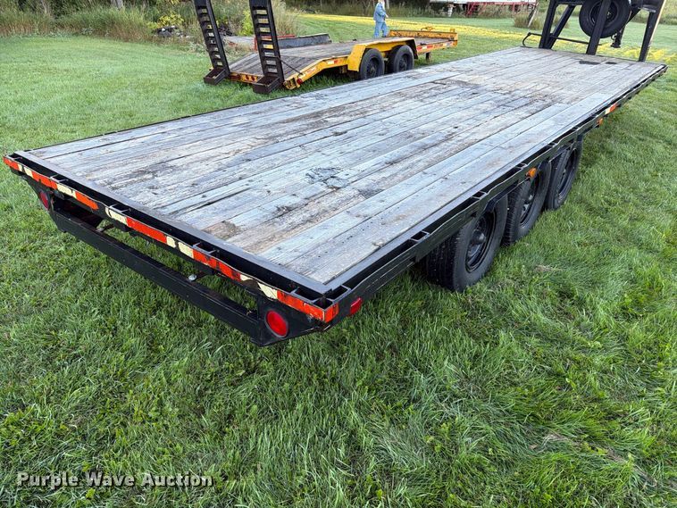 image for item FT6734 1989 Trail Boss Trailer flatbed trailer