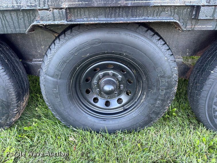 image for item FT6734 1989 Trail Boss Trailer flatbed trailer