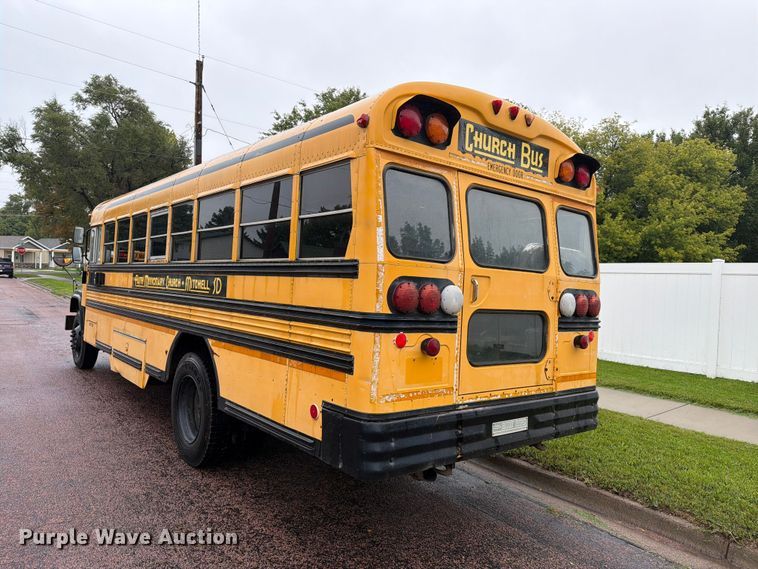 image for item FT6739 1996 Chevrolet Bluebird school bus