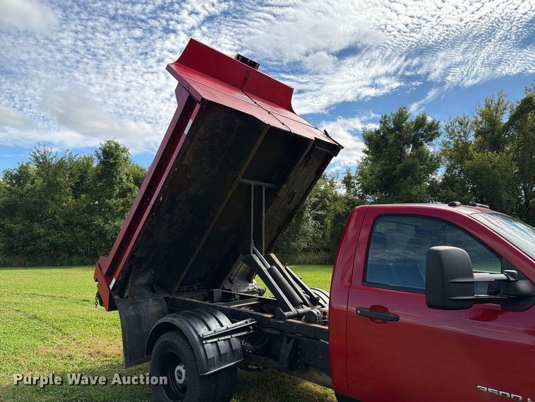 image for item FT8115 2011 GMC Sierra 3500HD dump bed pickup truck