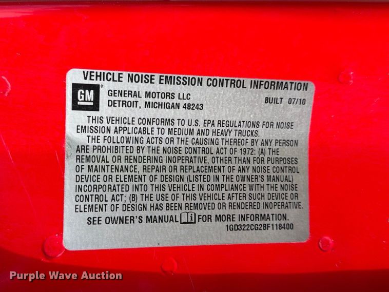 image for item FT8115 2011 GMC Sierra 3500HD dump bed pickup truck