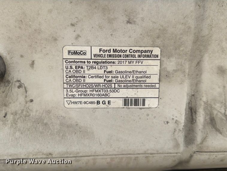image for item FU0524 2017 Ford F150 Ext. Cab pickup truck