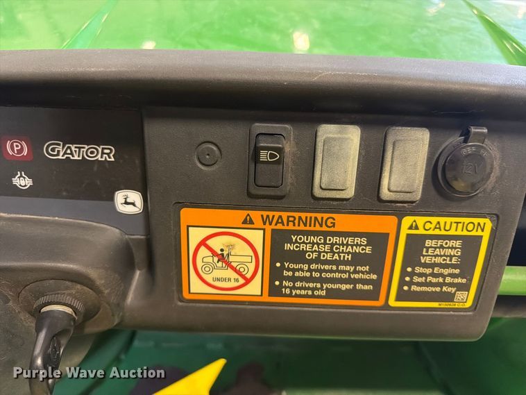 image for item FU4678 2017 John Deere TX Gator utility vehicle