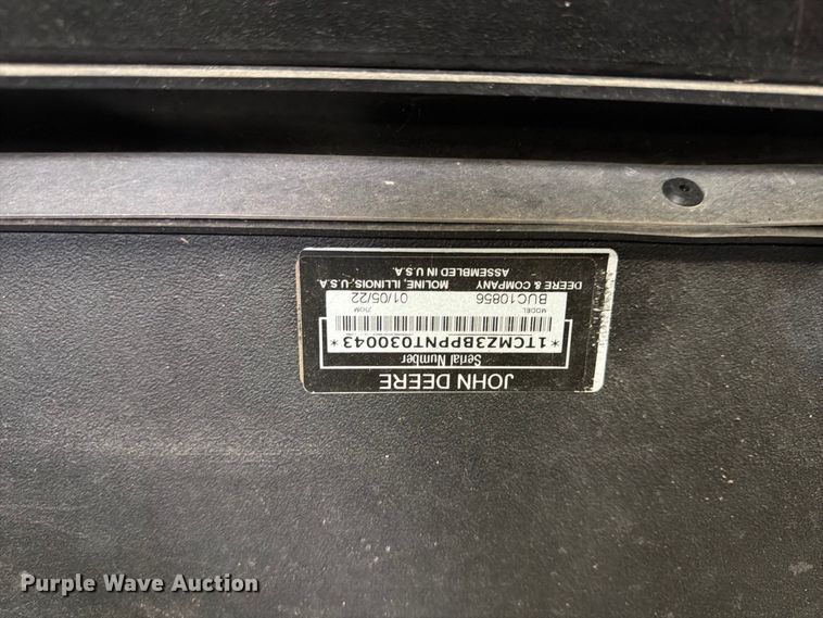 image for item FU4690 (2) John Deere mower bagging systems