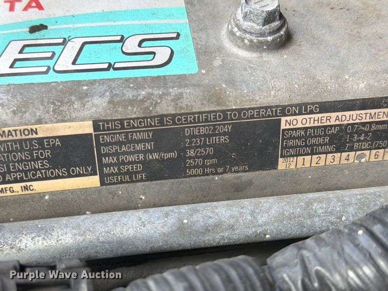 image for item FU4695 Toyota 8EGCU25 forklift