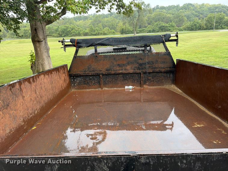 image for item FU4724 2007 Ford F450 Super Duty Crew Cab dump flatbed truck