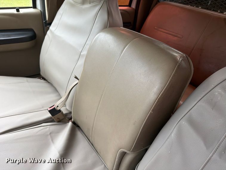 image for item FU4724 2007 Ford F450 Super Duty Crew Cab dump flatbed truck