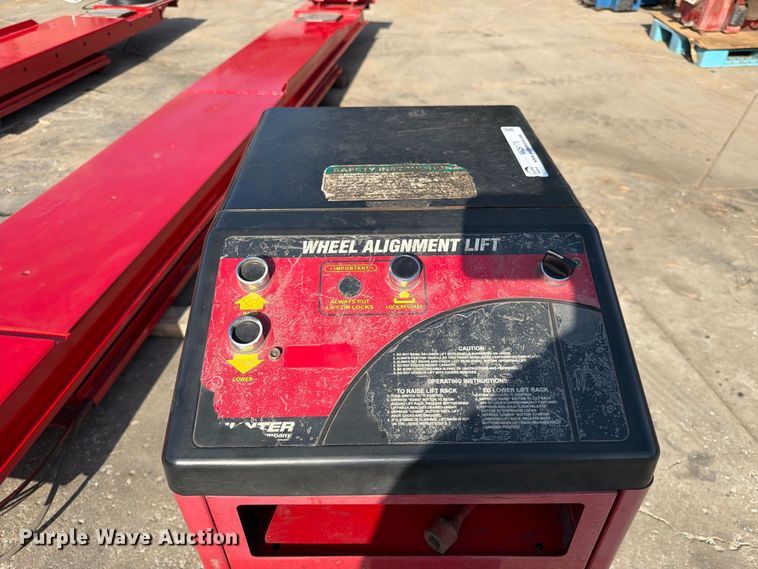 image for item MQ9175 Hunter RX-12-XL  wheel alignment lift  