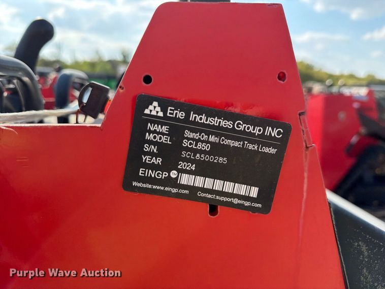 image for item NC9956 2024 Erie Industries SCL850 compact utility loader
