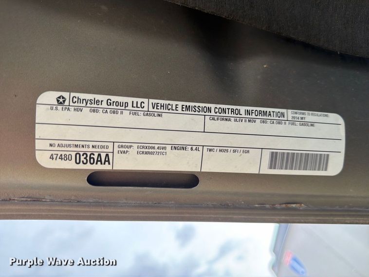 image for item NE9883 2014 Ram 2500 4dr pickup