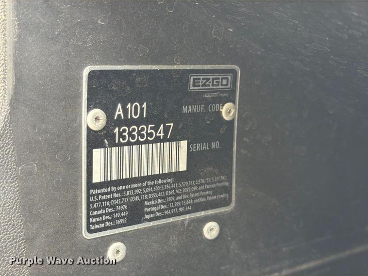 image for item NE9886 EZ-GO golf cart