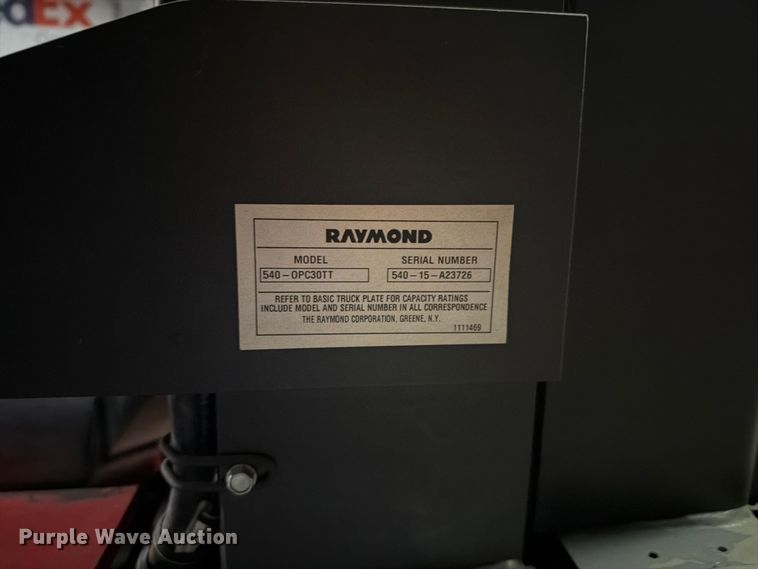 image for item NF9614 2015 Raymond 640 OPC30TT order picker