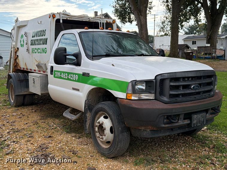 image for item OE9720 2003 Ford F450 Super Duty refuse truck