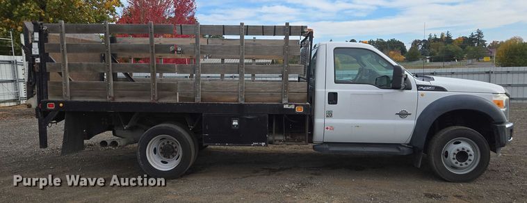 image for item YA1004 2015 Ford F450 Super Duty flatbed truck