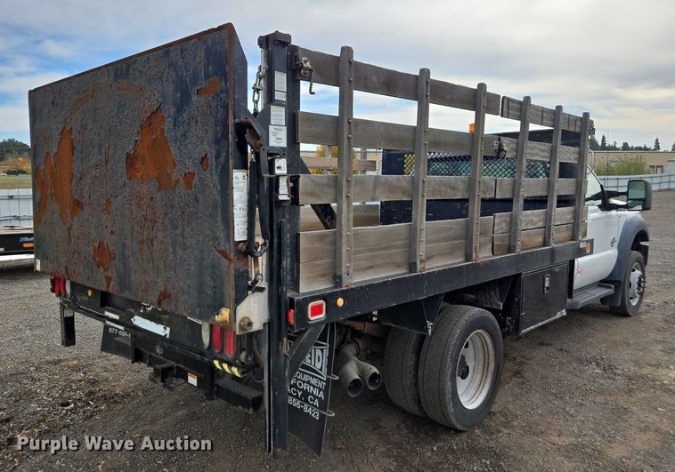 image for item YA1004 2015 Ford F450 Super Duty flatbed truck