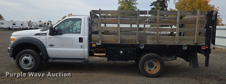 image for item YA1004 2015 Ford F450 Super Duty flatbed truck