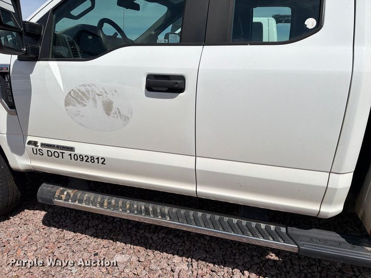 image for item YA4472 2017 Ford F350 Super Duty Ext. Cab utility bed pickup truck
