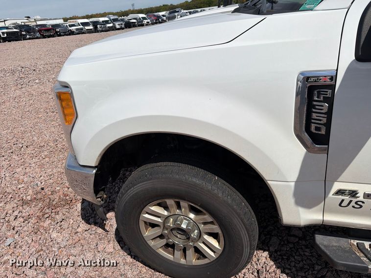 image for item YA4472 2017 Ford F350 Super Duty Ext. Cab utility bed pickup truck