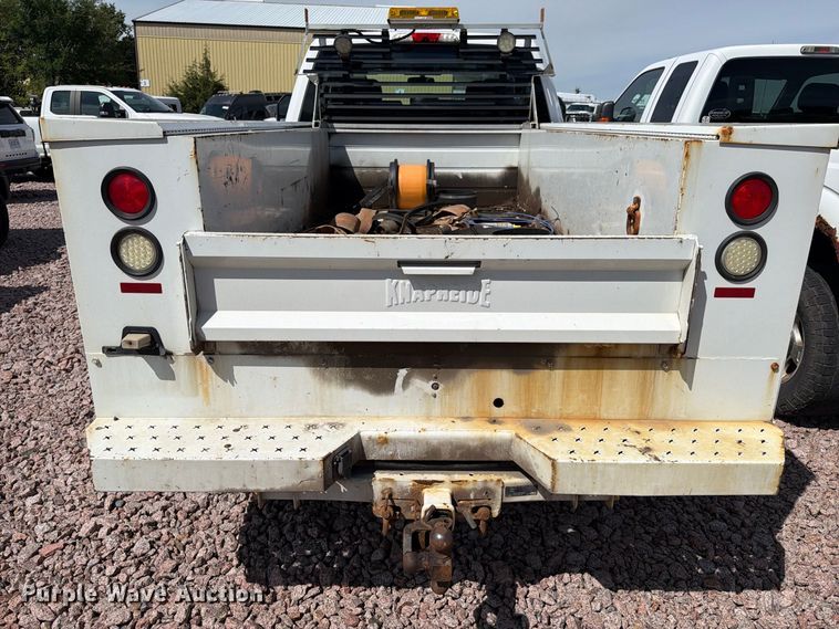 image for item YA4472 2017 Ford F350 Super Duty Ext. Cab utility bed pickup truck