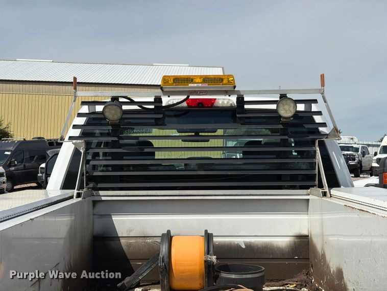 image for item YA4472 2017 Ford F350 Super Duty Ext. Cab utility bed pickup truck
