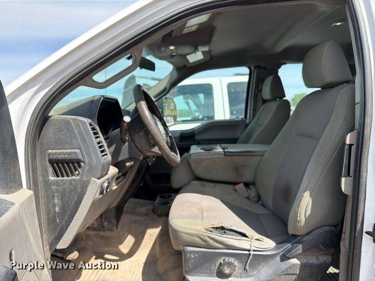 image for item YA4472 2017 Ford F350 Super Duty Ext. Cab utility bed pickup truck