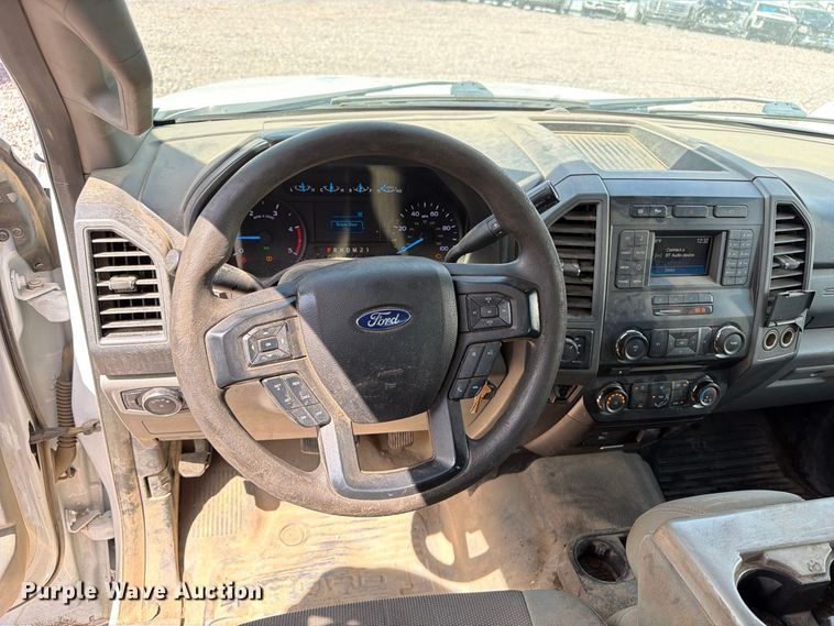 image for item YA4472 2017 Ford F350 Super Duty Ext. Cab utility bed pickup truck