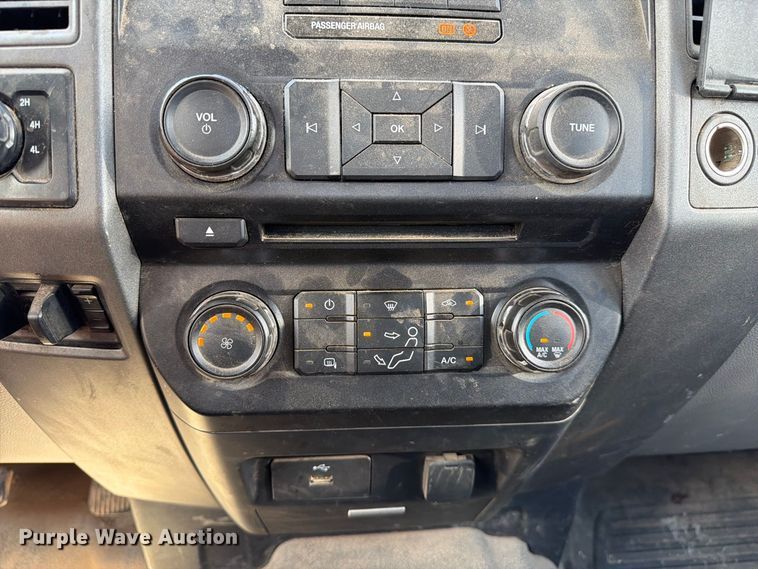 image for item YA4472 2017 Ford F350 Super Duty Ext. Cab utility bed pickup truck